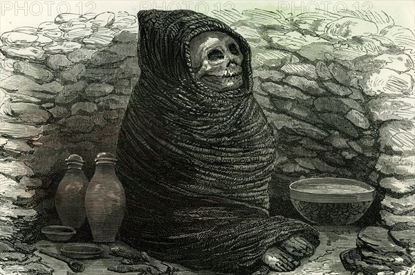 Mummy of an Aymara Indian, 1869, Peru