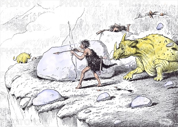 Prehistoric Peep by Reed. Highland Stalking