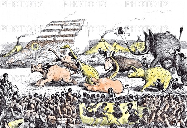 Prehistoric Peeps, Le derby