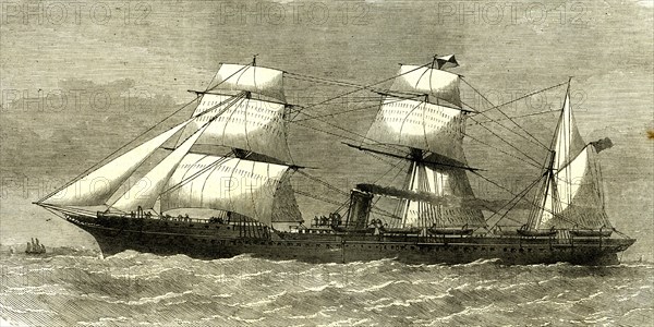 The Deccan; Steamship; U.K. 1869; from Southampton for the Indian Ocean; for the Suez and Calcutta line; Great Britain