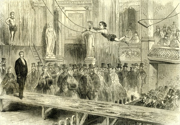 Oxford Music Hall; U.K.; 1862; the juvenile professors of the trapeze; Great Britain