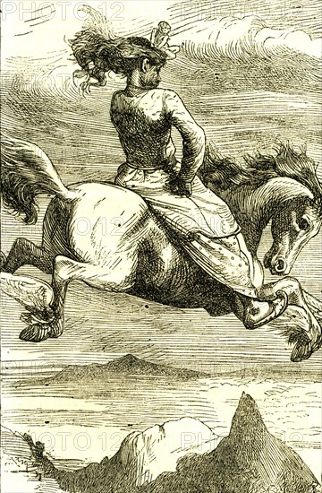 The Flying Horse, 1866