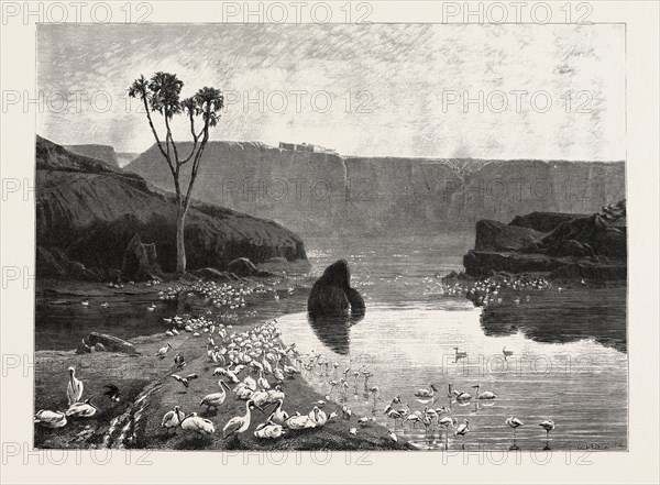 GEBEL EL TAYR. Egypt, engraving 1879