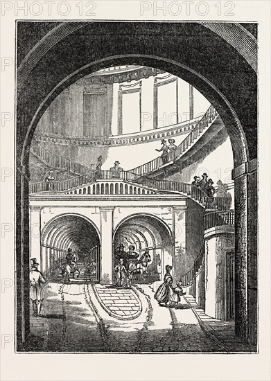 THE THAMES TUNNEL: THE ROTHERHITHE SHAFT, OR DESCENT