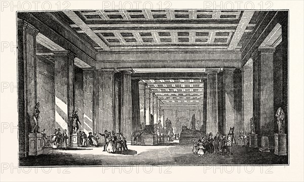 THE BRITISH MUSEUM, THE EGYPTIAN SALOON, LONDON, UK, britain, british, europe, united kingdom, great britain, european