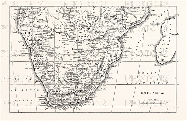 MAP OF SOUTH AFRICA