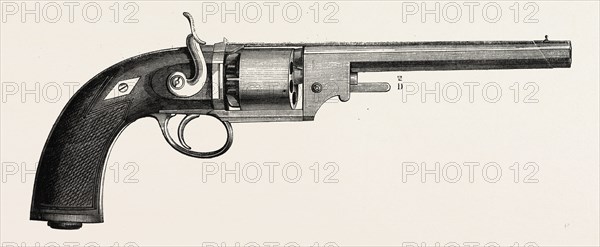 Revolver-Devismes. engraving 1855