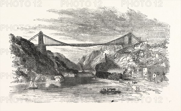 THE SUSPENSION BRIDGE AT CLIFTON, UK, britain, british, europe, united kingdom, great britain, european