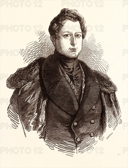 THE MINISTER OF WAR, THE RIGHT HON. LORD PANMURE. Fox Maule-Ramsay, 11th Earl of Dalhousie KT, GCB, PC (22 April 1801  6 July 1874), known as Fox Maule before 1852, as The Lord Panmure between 1852 and 1860 and as Earl of Dalhousie after 1860, was a British politician. UK, britain, british, europe, united kingdom, great britain, european