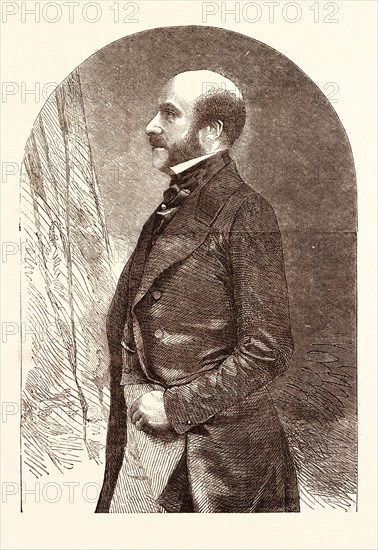 HIS EXCELLENCY COUNT DE MORNY, FRENCH AMBASSADOR EXTRAORDINARY AT THE RUSSIAN CORONATION. Charles Auguste Louis Joseph Demorny/de Morny, 1er Duc de Morny, 15 16 September 1811, Switzerland  10 March 1865, Paris,  was a French statesman. France