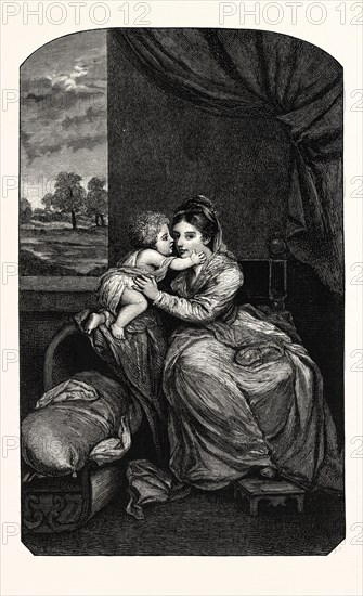 Lady Melbourne and Child, by Sir J. Reynolds, P.R.A.