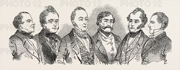 MEETING OF THE BRITISH ASSOCIATION AT SOUTHAMPTON, STATISTICAL SECTION AND VISITORS: ELTON, ESQ. (AMERICA). DR. COOKE TAYLOR. G.R. PORTER, ESQ. COL. SYKES. JAMES HEYWOOD, ESQ. MAYOR OF SOUTHAMPTON. UK, 1846