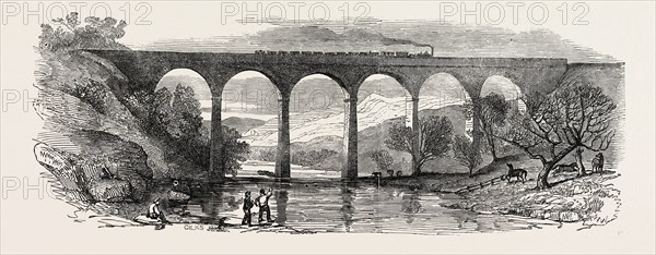 OPENING OF THE LANCASTER AND CARLISLE RAILWAY: LOWTHER VIADUCT, UK, 1846