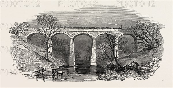 OPENING OF THE LANCASTER AND CARLISLE RAILWAY: EAMONT VIADUCT, UK, 1846