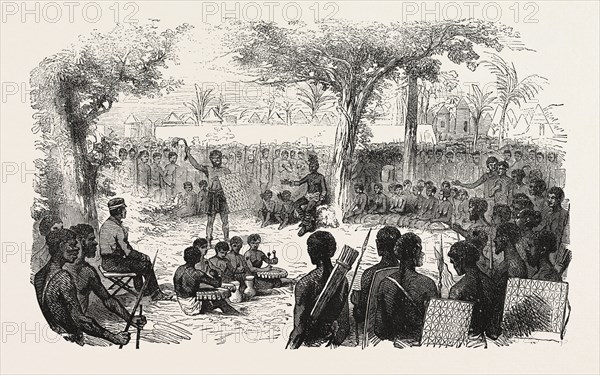 DR. LIVINGSTONE'S MISSIONARY TRAVELS AND RESEARCHERS IN SOUTH AFRICA: RECEPTION OF THE MISSION BY SHINTE 1857