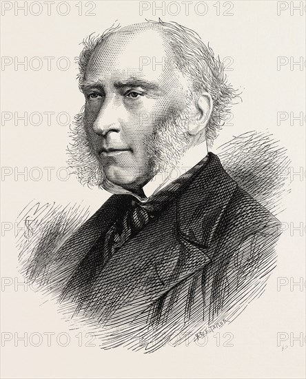 THE LATE PROFESSOR PHILLIPS, GEOLOGIST, 1874