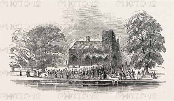 THE LORD MAYOR'S VIEW OF THE THAMES: MEDMENHAM ABBEY, UK, 1846