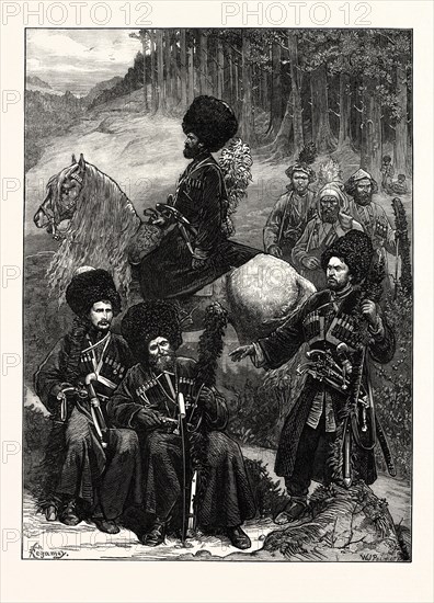 NATIVES OF THE CAUCASUS, NORTH OF MINGRELIA, 1873