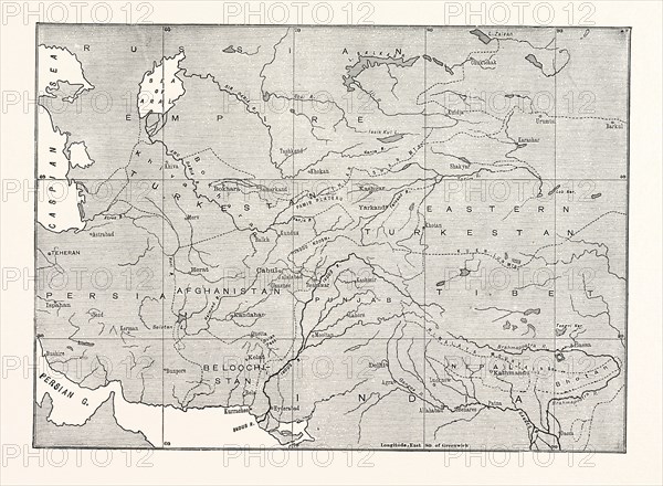 MAP OF CENTRAL ASIA