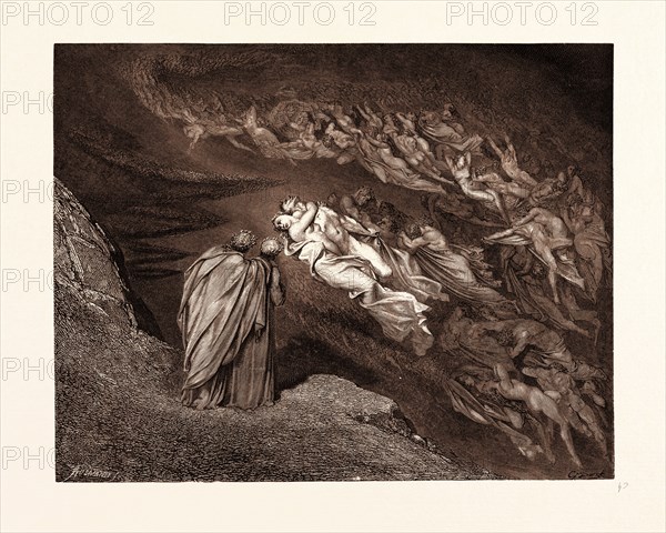 PAOLO AND FRANCESCA, BY GUSTAVE DORE