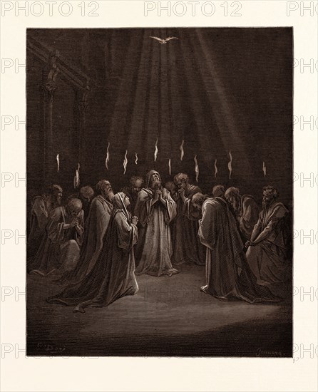 THE DESCENT OF THE SPIRIT, BY GUSTAVE DORE