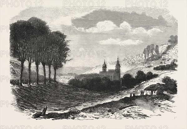 FRANCO-PRUSSIAN WAR: FRENCH CAMP NEAR SAINT-AVOLD 1870