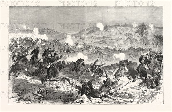 FRANCO-PRUSSIAN WAR: THE FRENCH AND THE SAXONS NEAR VILLERS, NOVEMBER 30 1870