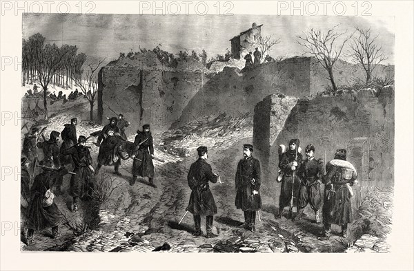 FRANCO-PRUSSIAN WAR: DEMOLITION OF FRENCH BATTERIES ON THE MONT-AVRON