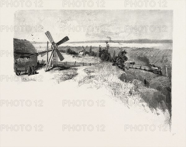 THROUGH THE FRENCH COUNTRY, CANADA, CANADA, NINETEENTH CENTURY ENGRAVING