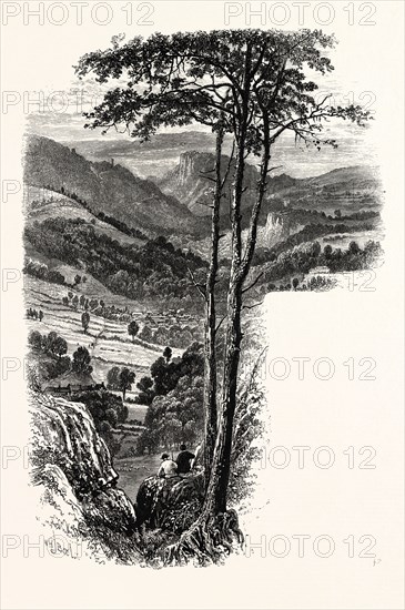 The Vale of Cromford and Matlock, from the Black Rocks, UK, britain, british, europe, united kingdom, great britain, european