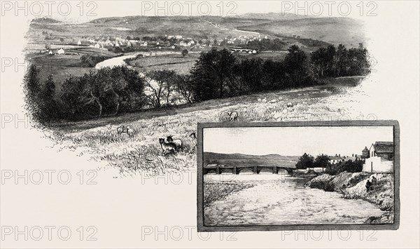 HALTWHISTLE (LEFT), HAYDON BRIDGE (RIGHT), UK. Haltwhistle is a small town and civil parish in Northumberland, England. Haydon Bridge is a village in Northumberland, England. Its most distinctive features are the two bridges crossing the River South Tyne; the picturesque original bridge for which the village was named (now restricted to pedestrian use) and a modern bridge.