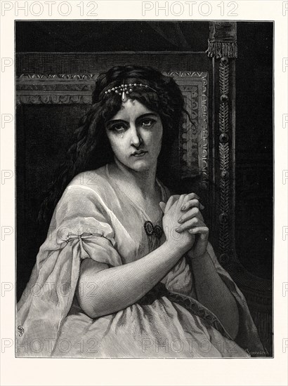 DESDEMONA. AFTER CABANAL. Desdemona is a character in William Shakespeare's play Othello (c.1601 â€ì 1604). Shakespeare's Desdemona is a Venetian beauty who enrages and disappoints her father, a Venetian senator, when she elopes with Othello, a man several years her senior.
