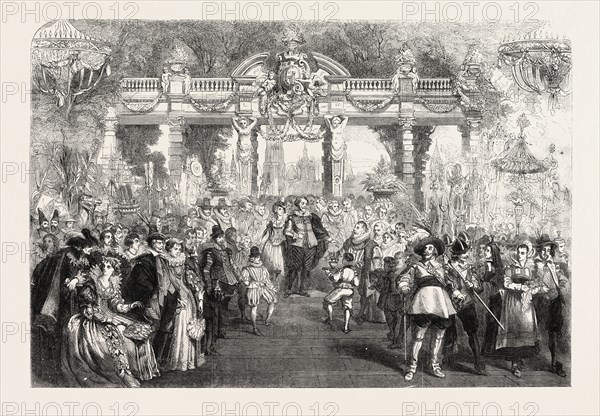 THE ARTISTS' FESTIVAL AT MUNICH, GERMANY, 1857