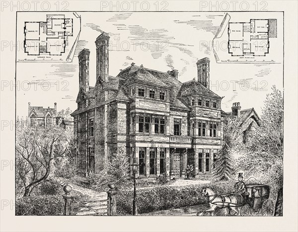 SUGGESTIONS IN ARCHITECTURE: HOUSE BUILT AT HOLLY PARK, CROUCH HILL, W. WAYMOUTH & SON, ARCHITECTS, LONDON, UK, 1882