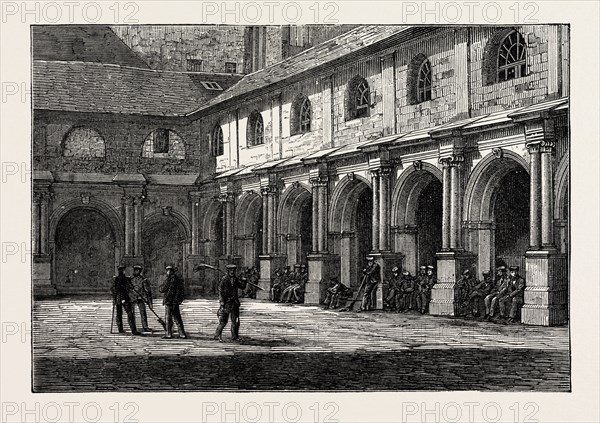 THE CLOISTERS, FONTEVRAULT, FRANCE, 1871