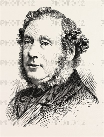 MR. T. GERMAN REED 1817 - 1888, 1888 engraving