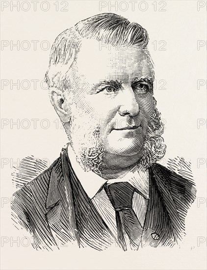 THE IMPERIAL INSTITUTE, LONDON, SIR F. A. ABEL, C.B., D.C.L., D.SC., F.R.S.,, engraving 1890, UK, U.K., Britain, British, Europe, United Kingdom, Great Britain, European