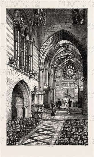 FROM HONG KONG TO MACAO IN A TORPEDO BOAT, THE CRIMEAN MEMORIAL CHURCH, ISTANBUL, CONSTANTINOPLE, TURKEY, engraving 1890, engraved image, history, arkheia, illustrative technique, engravement, engraving, victorian, Arts, Culture, 19th Century Style, Retro Styled, Vintage, retro, nineteenth century engraving, historic art