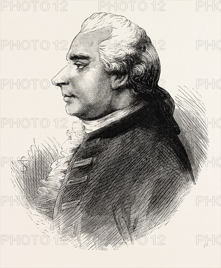 Silas Deane, 1737-1789,  was an American merchant, politician and diplomat, US, USA, 1870s engraving