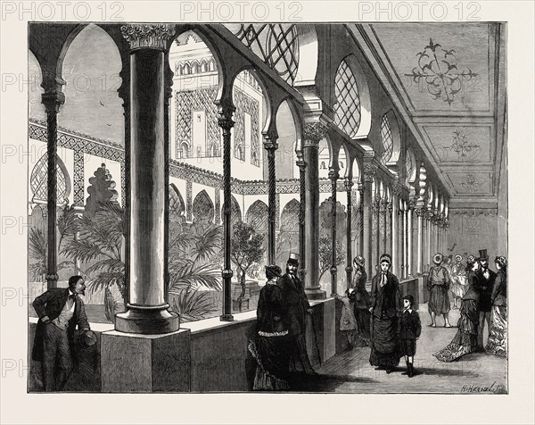 THE PARIS EXHIBITION, THE ALGERIAN COURT, FRANCE