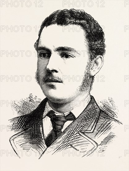 MR. JAMES ADRIAN BLAIKIE, OF THE NATAL CARABINEERS Killed at Insandlwhana, Jan. 22, aged 19, THE ZULU WAR, ENGRAVING 1879