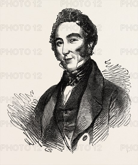 THE LATE MR. PARRY, 1851 engraving