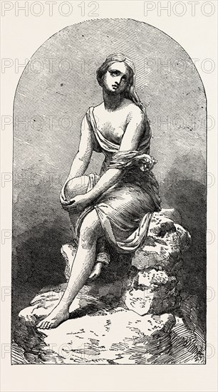 ARIADNE BY KIRK, 1851 engraving