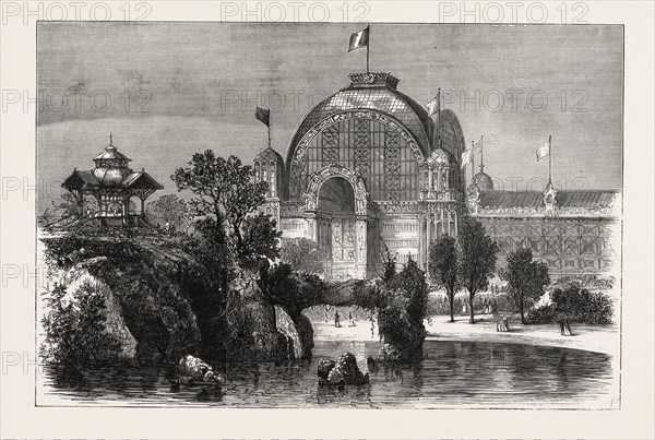 A SKETCH IN THE PARK, THE PARIS EXHIBITION, FRANCE