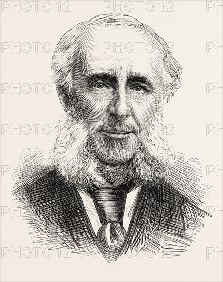 JOHN TORR, ESQ., THE NEW MEMBER FOR LIVERPOOL, UK, 1873 engraving