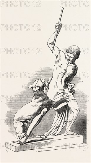 THE HUNTER AND TIGRESS, BY JERICHAU, OF DENMARK