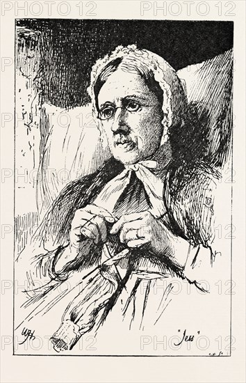 JESS, FROM A WINDOW IN THRUMS DRAWN BY W. HOLE, R.S.A., 1893 engraving