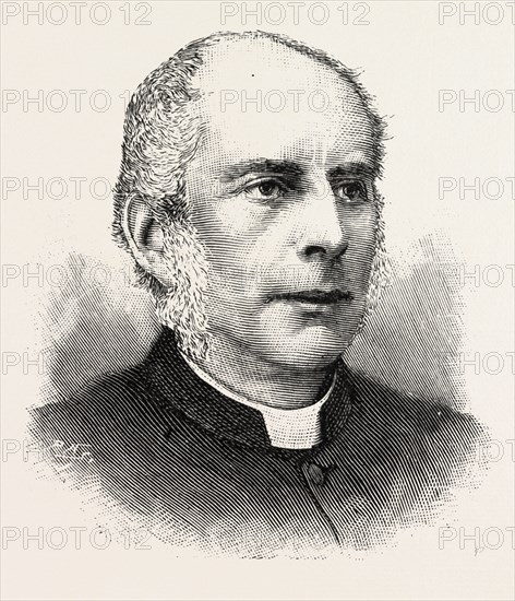 EIGHT HUNDREDTH ANNIVERSARY OF WINCHESTER CATHEDRAL: THE DEAN OF WINCHESTER, UK, 1893 engraving