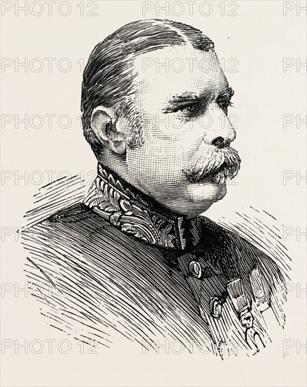 MR. A.C.S. BARKLY, C.M.G., F.R.G.S. Ex-Governor of Heligoland, GERMAN, DANISH, BRITISH, UK, 1890 engraving