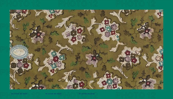 French fabrics; first half of the nineteenth century; 1800; 1810; 1820; 1830; 1840; 1850